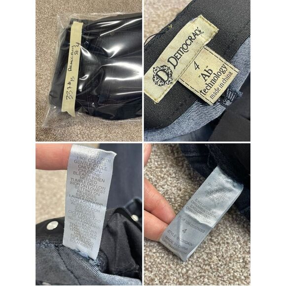 Democracy womens AB Technology skinny jeans sz 4 dark wash stretch denim - Picture 11 of 12